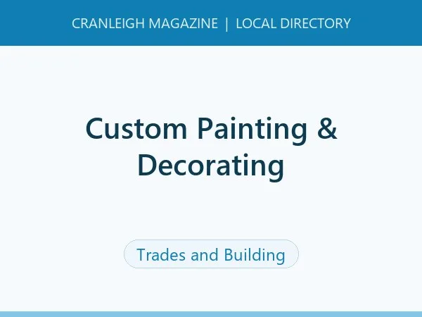 Custom Painting & Decorating
