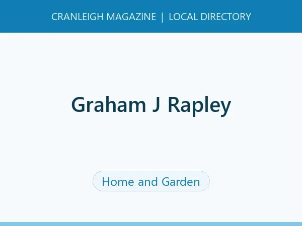 Graham J Rapley Graham J Rapley