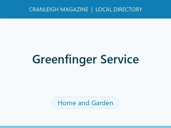 Greenfinger Service Greenfinger Service