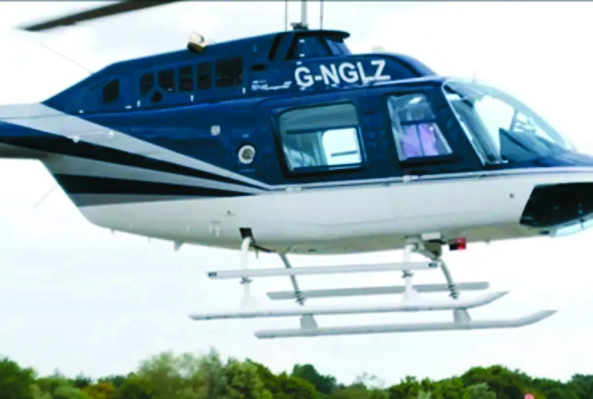 Helicopters at the Brooklands Museum fly-in