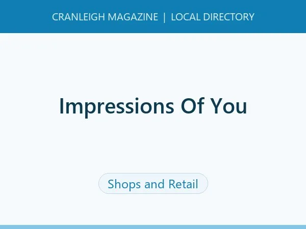 Impressions Of You Impressions Of You