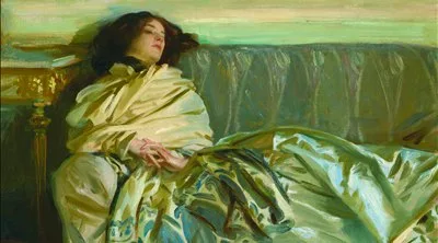 A society portrait in the style of John Singer Sargent