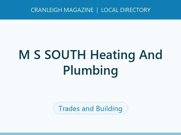 M S SOUTH Heating And Plumbing M S SOUTH Heating And Plumbing