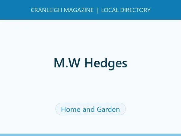 M.W Hedges M.W Hedges