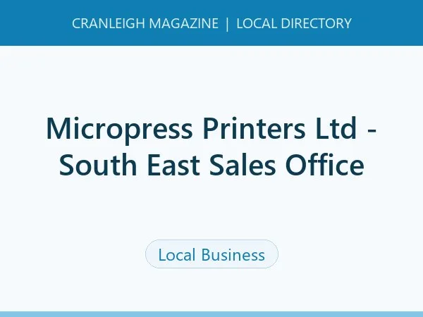 Micropress Printers Ltd – South East Sales Office Micropress Printers Ltd – South East Sales Office