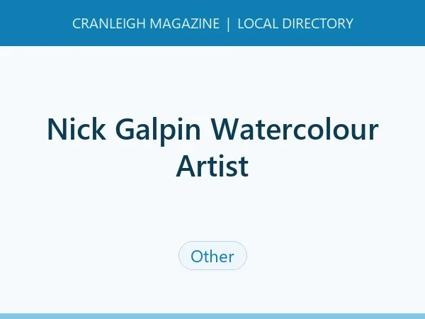 Nick Galpin Watercolour Artist Nick Galpin Watercolour Artist