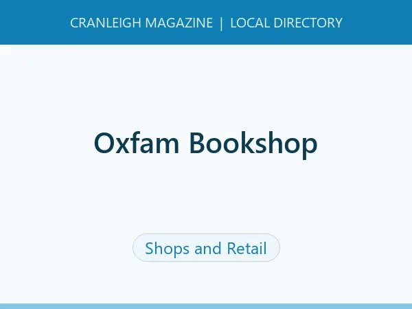 Oxfam Bookshop Oxfam Bookshop