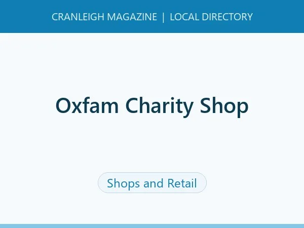 Oxfam Charity Shop Oxfam Charity Shop