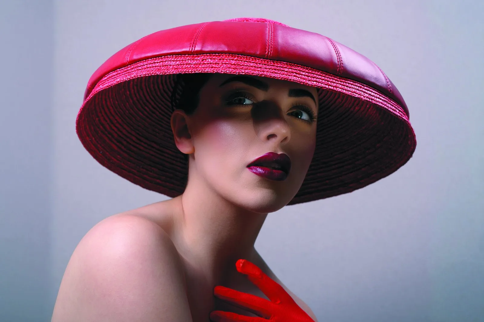 A sculptural millinery piece, Promessa by Pasquinelli