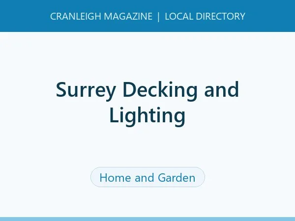 Surrey Decking and Lighting Surrey Decking and Lighting