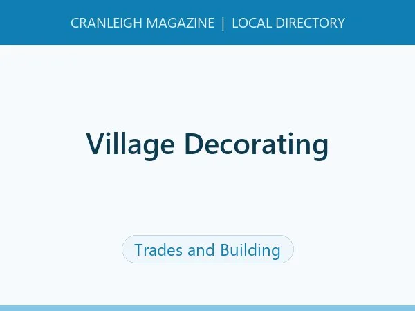 Village Decorating Village Decorating