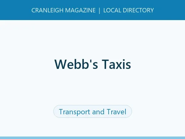Webb’s Taxis Webb’s Taxis