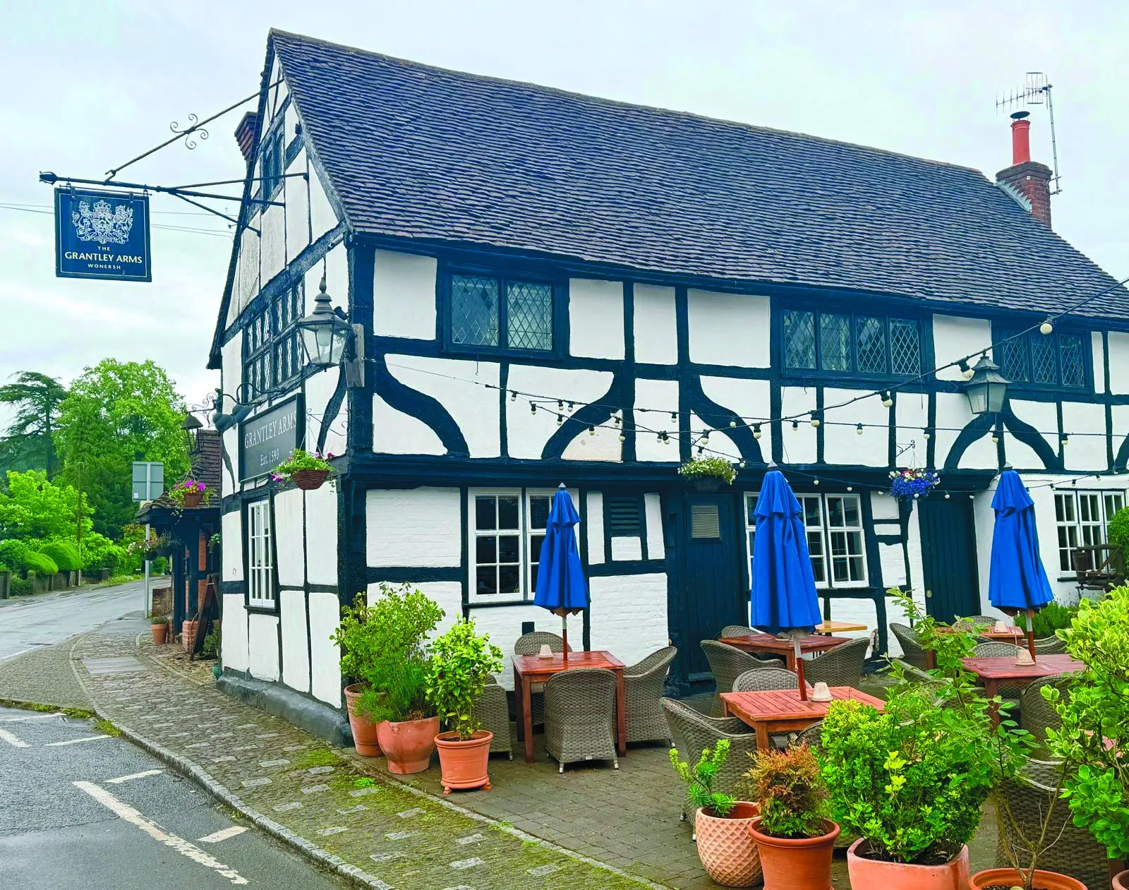 The Grantley Arms at Wonersh photographed in 2026