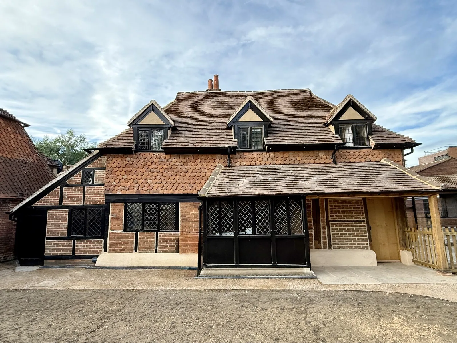The restored Napper Centre cottage on Cranleigh High Street