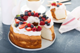 Angel cake with Meringue Icing