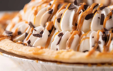 Salted Caramel & Hazelnut Banoffee Pie