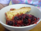 Apple & Blackberry Crumble