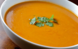 Butternut Squash Soup with Chili & Crème Fraîche