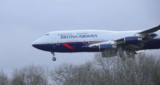 Retired British Airways 747 flies over Surrey homes and lands in Cranleigh