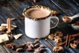 Salted Caramel Rum Hot Chocolate