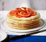 Blood Orange Crêpe Cake